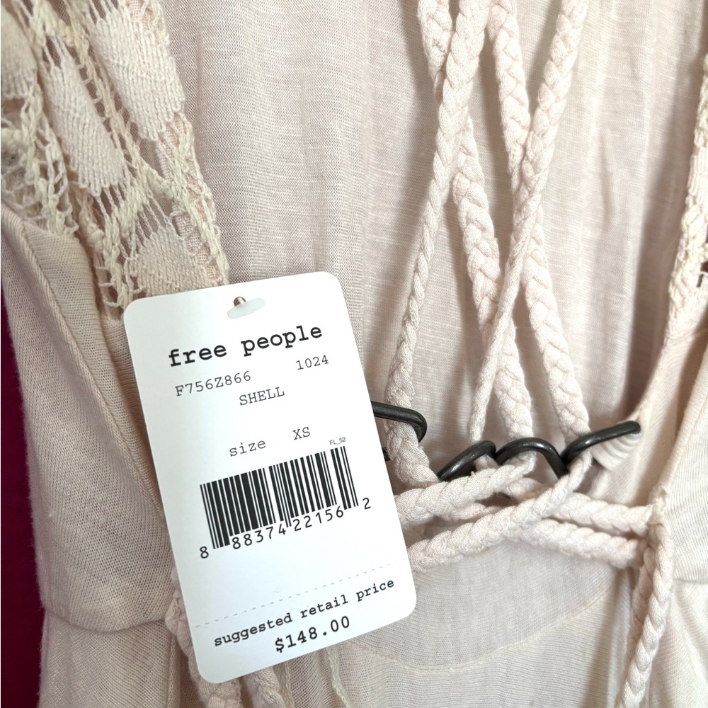 FREE PEOPLE X REVOLVE•afternoon delight crochet dress XSMALL NWT - Picture 2 of 5